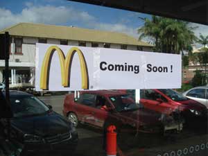 Is MacDonalds Moving in to Mullumbimby???????