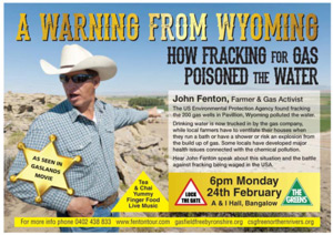 Warning From Wyoming John Fenton CSG Tour Warning From Wyoming John Fenton CSG Tour